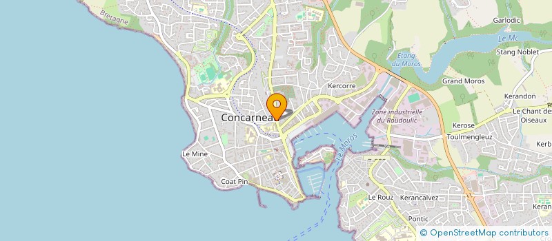 localisation de l'entreprise SCI ULYSSE  CONCARNEAU