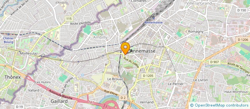 localisation de l'entreprise SCI UM à ANNEMASSE