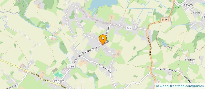 localisation de l'entreprise SCI UM MACAREZ  LECELLES