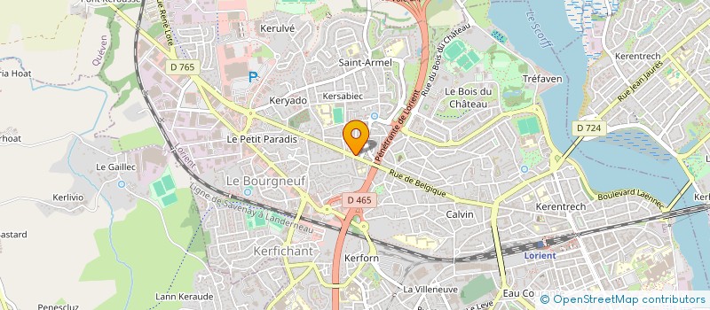 localisation de l'entreprise SCI UMA  LORIENT