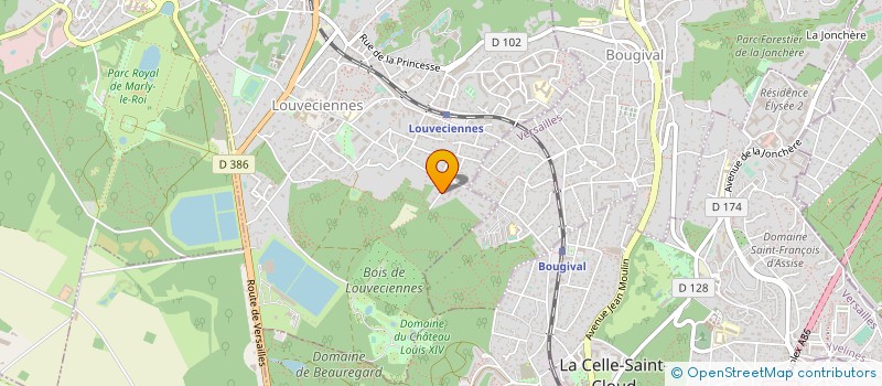 localisation de l'entreprise SCI UMAGE  LOUVECIENNES