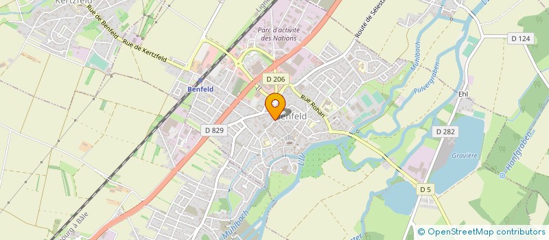 localisation de l'entreprise SCI UMEH  BENFELD