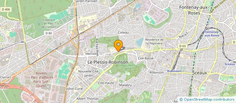localisation de l'entreprise SCI UN AIR D'AILLEURS à LE PLESSIS-ROBINSON