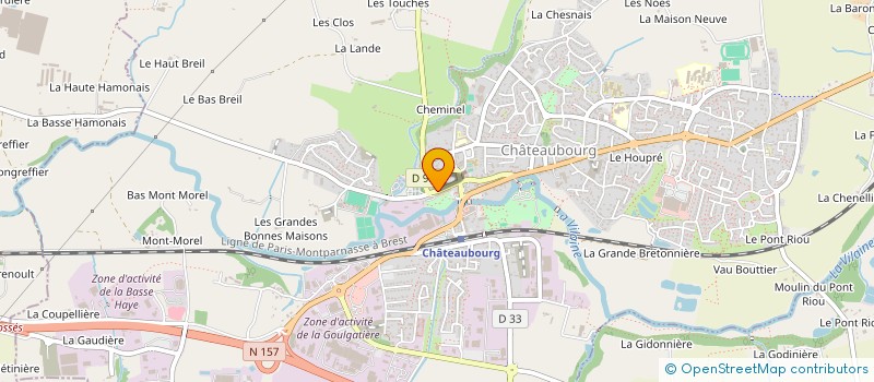 localisation de l'entreprise SCI UN AUTRE REGARD  CHATEAUBOURG