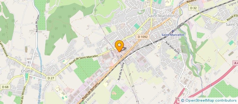 localisation de l'entreprise SCI UN PETIT COIN DE BRETAGNE  SAINT-MARCELLIN