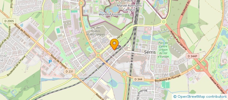 localisation de l'entreprise SCI UN PONT  CHESSY