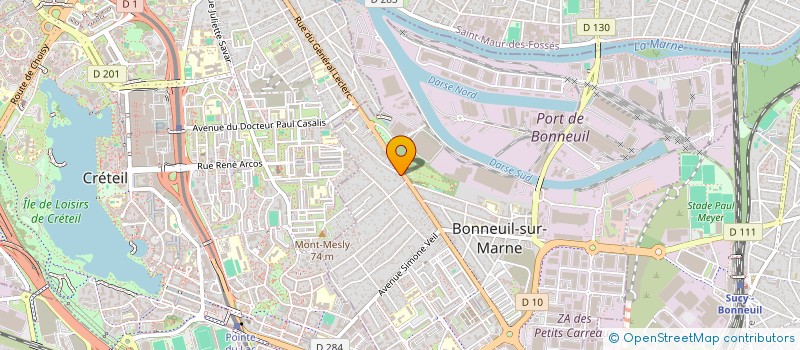 localisation de l'entreprise SCI UN REGARD à BONNEUIL-SUR-MARNE