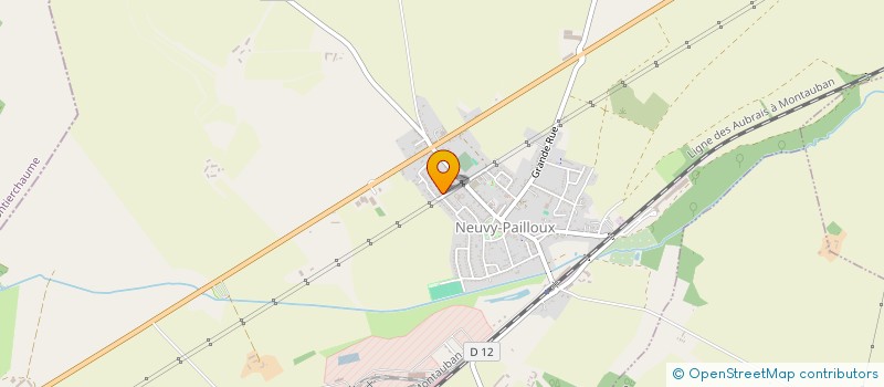localisation de l'entreprise SCI UN REVE, 2 AMIES à NEUVY-PAILLOUX