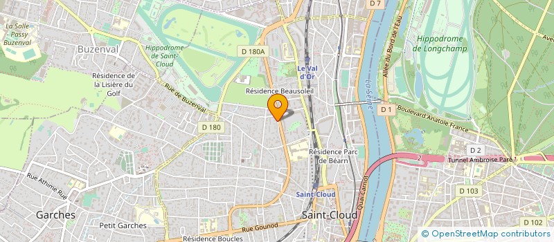 localisation de l'entreprise SCI 'UN SAGE EN HIVER' à SAINT-CLOUD