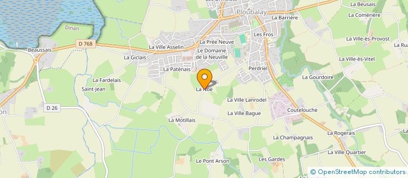 localisation de l'entreprise SCI UN TEMPS DE CHAT  BEAUSSAIS-SUR-MER