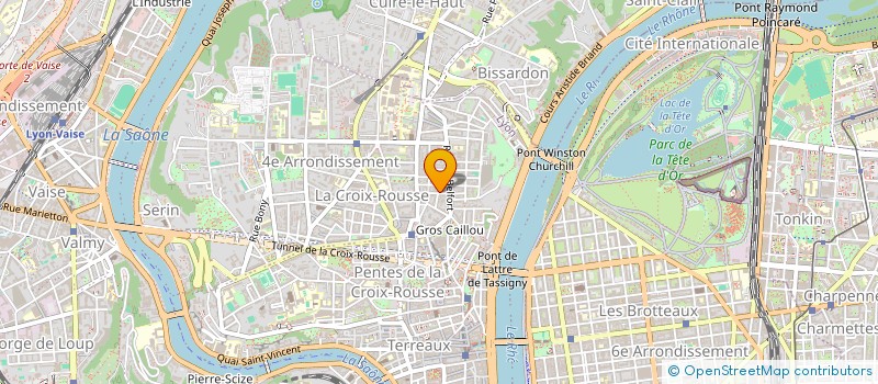 localisation de l'entreprise SCI UN TOIT POUR L'ECOLOGIE  LYON