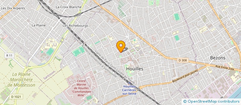 localisation de l'entreprise SCI UN TOIT POUR QUATRE  HOUILLES