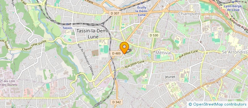 localisation de l'entreprise SCI UN TOIT POUR SOI  TASSIN-LA-DEMI-LUNE