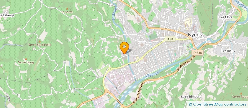 localisation de l'entreprise SCI UN TOUR EN PROVENCE  NYONS