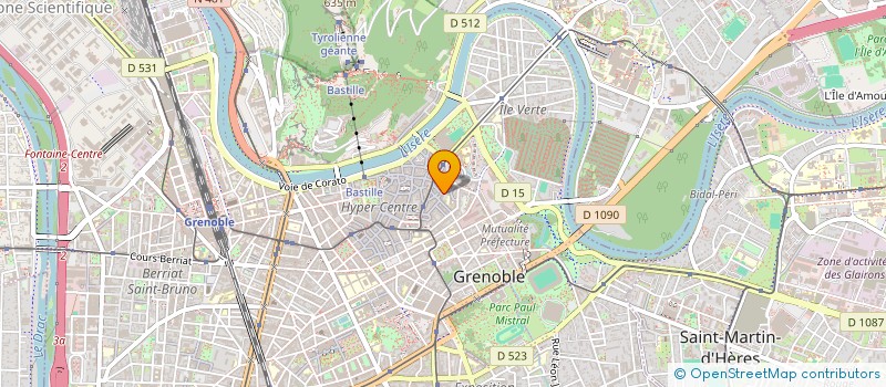 localisation de l'entreprise SCI UN TWO à GRENOBLE