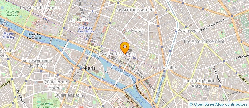 localisation de l'entreprise SCI UNA  PARIS