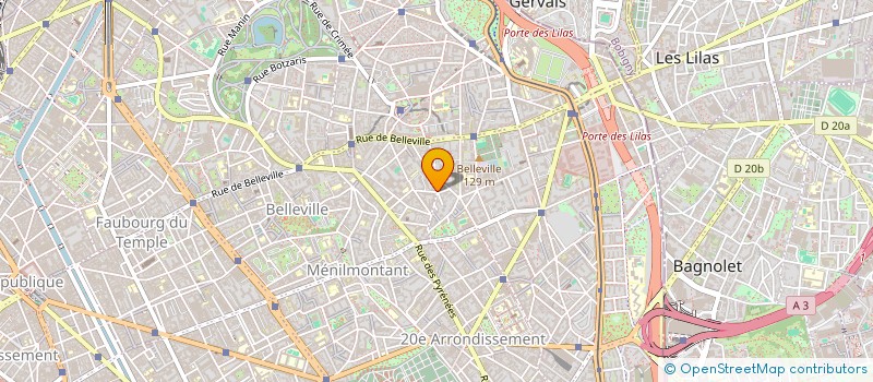 localisation de l'entreprise SCI UNAL  PARIS