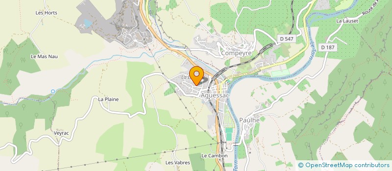 localisation de l'entreprise SCI UNAL FRERES  AGUESSAC