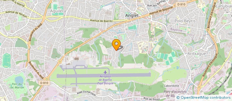 localisation de l'entreprise SCI UNALOME  ANGLET