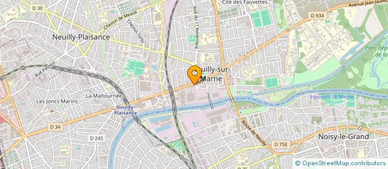 localisation de l'entreprise SCI UNAVERTYENVAUTDEUX à NEUILLY-SUR-MARNE