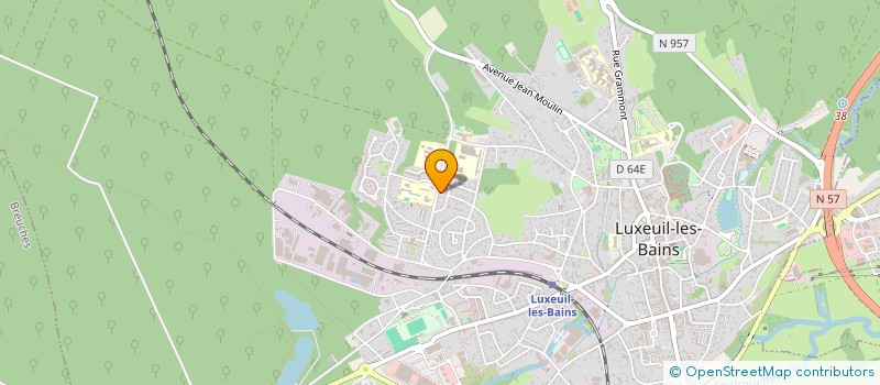 localisation de l'entreprise SCI UNAY à LUXEUIL-LES-BAINS