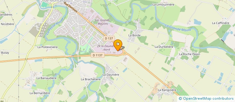 localisation de l'entreprise SCI UNCAS à MONTAIGU-VENDEE