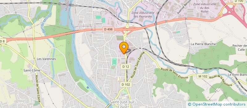 localisation de l'entreprise SCI UNCHAMPION  SAINT-JUST-SAINT-RAMBERT