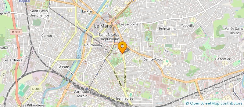 localisation de l'entreprise SCI UNCLE  LE MANS