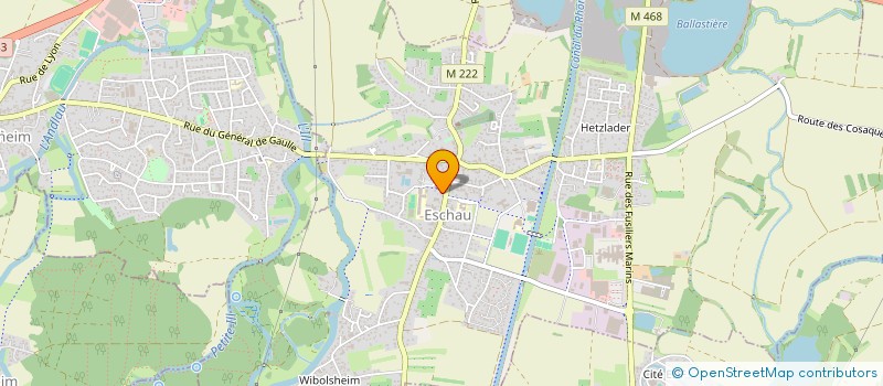 localisation de l'entreprise SCI UNDERGROUND  ESCHAU