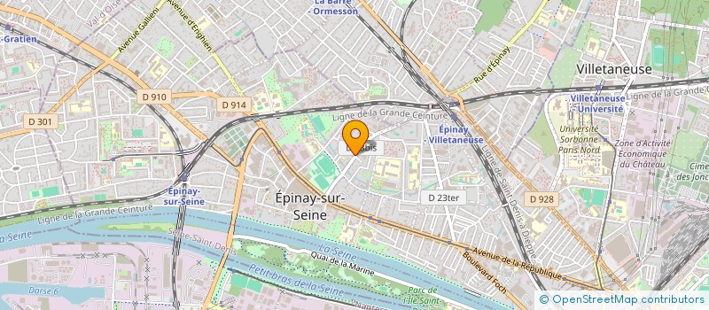 localisation de l'entreprise SCI UNE FLEUR à EPINAY-SUR-SEINE