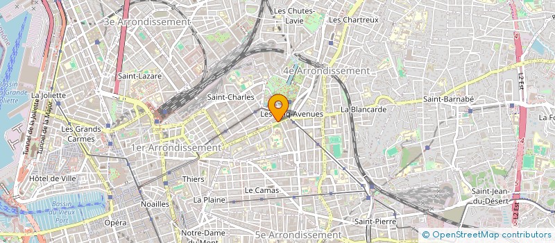 localisation de l'entreprise SCI UNE ORTHO DANS LA VILLE à MARSEILLE