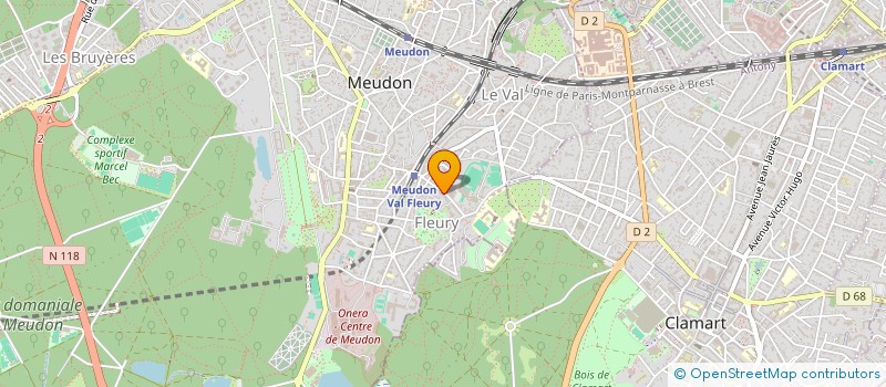 localisation de l'entreprise SCI UNFROIT à MEUDON