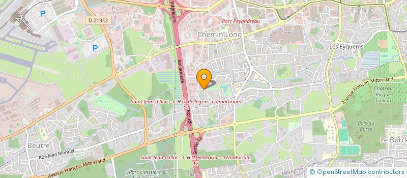 localisation de l'entreprise SCI UNG  MERIGNAC