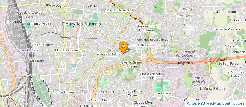 localisation de l'entreprise SCI UNG à ORLEANS