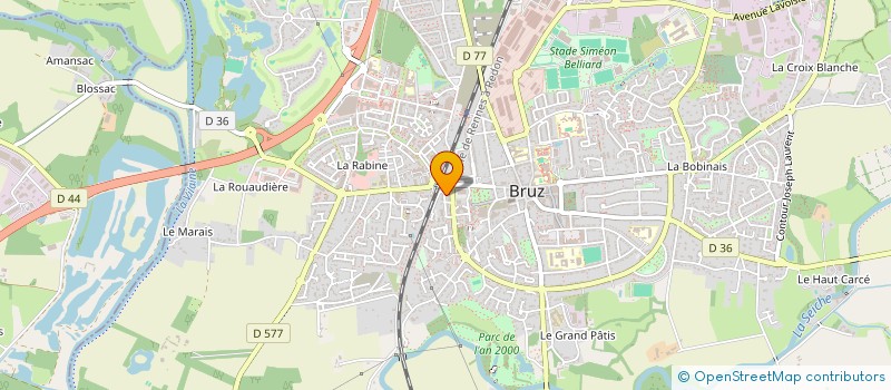 localisation de l'entreprise SCI UNG KIM  BRUZ