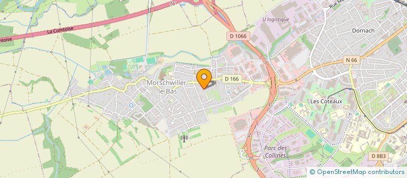 localisation de l'entreprise SCI UNI'CORNE  MORSCHWILLER-LE-BAS