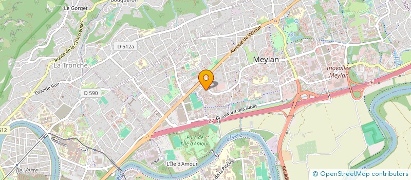 localisation de l'entreprise SCI UNICO  MEYLAN