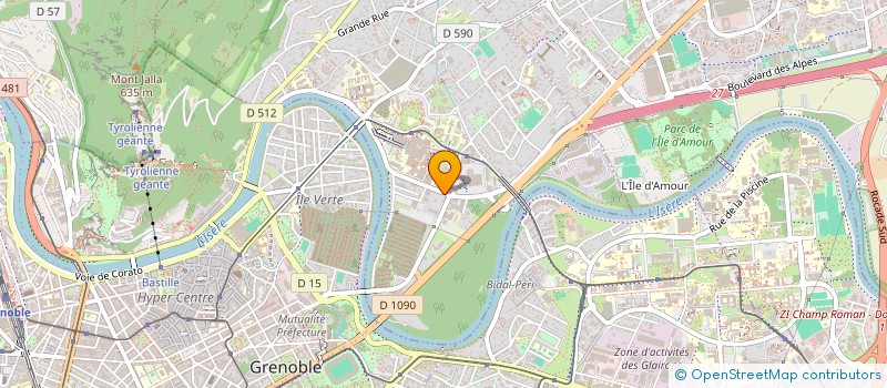 localisation de l'entreprise SCI UNICV  LA TRONCHE