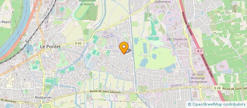 localisation de l'entreprise SCI UNIDOS  LE PONTET