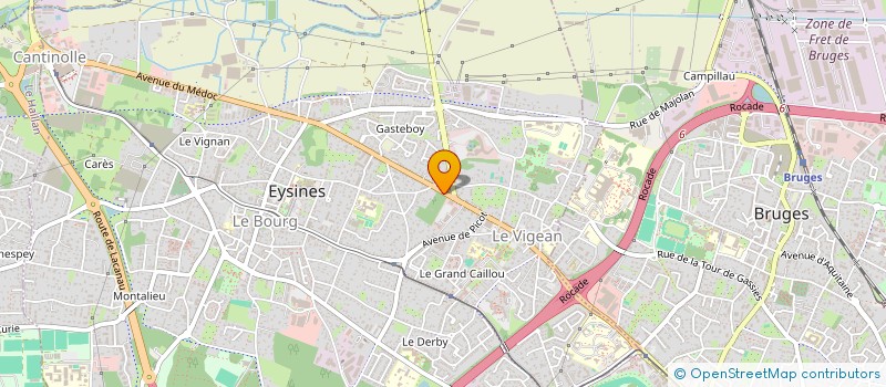 localisation de l'entreprise SCI UNIFORME 2000  EYSINES