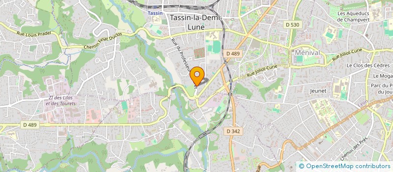 localisation de l'entreprise SCI UNIFRAT  TASSIN-LA-DEMI-LUNE