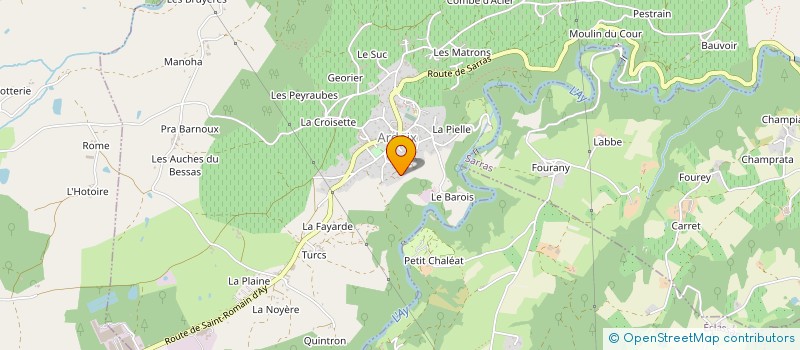 localisation de l'entreprise SCI UNIMMO  ARDOIX