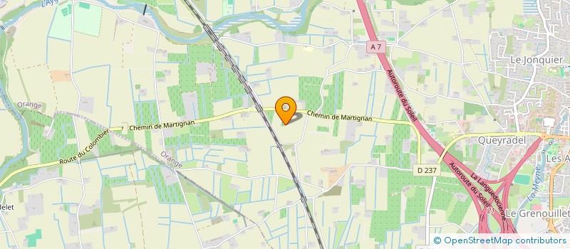 localisation de l'entreprise SCI UNIO  ORANGE