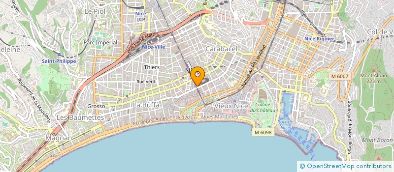 localisation de l'entreprise SCI UNIO à NICE