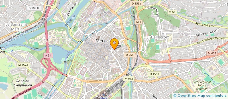 localisation de l'entreprise SCI UNION  METZ