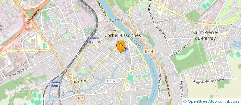 localisation de l'entreprise SCI UNION à CORBEIL-ESSONNES
