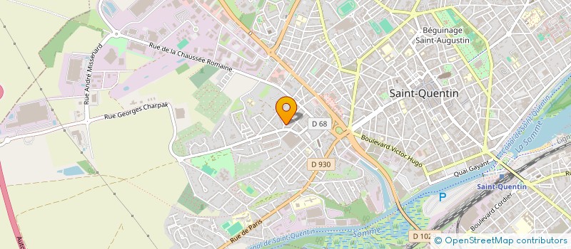 localisation de l'entreprise SCI UNION à SAINT-QUENTIN