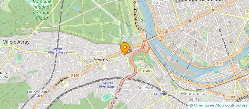 localisation de l'entreprise SCI UNION CPF à SEVRES