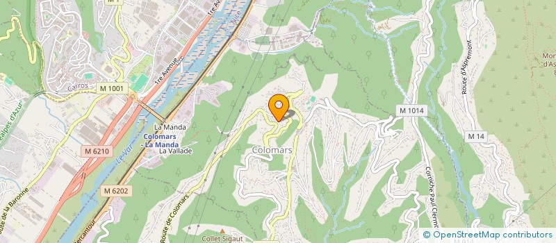 localisation de l'entreprise SCI UNION GOZZO  COLOMARS