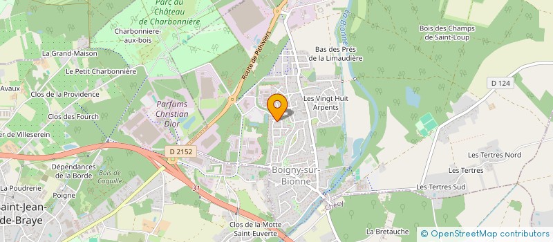 localisation de l'entreprise SCI UNION LA CHAPELLE ST MESMIN à BOIGNY-SUR-BIONNE